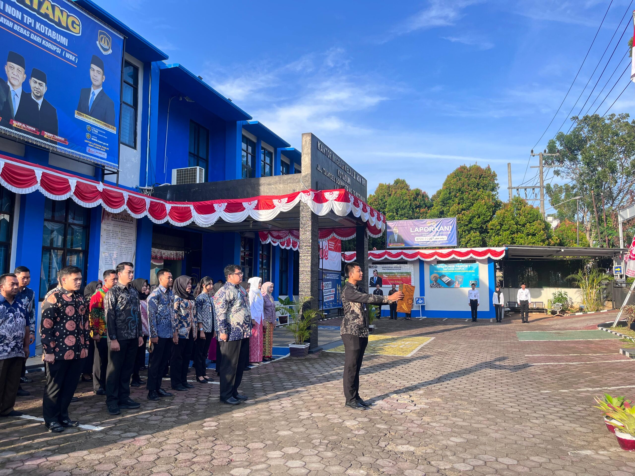 Peringatan HUT ke-80 RI: Imigrasi Kotabumi Gelar Upacara dengan Tema “Bersatu Berdaulat, Rakyat Sejahtera, Indonesia Maju”