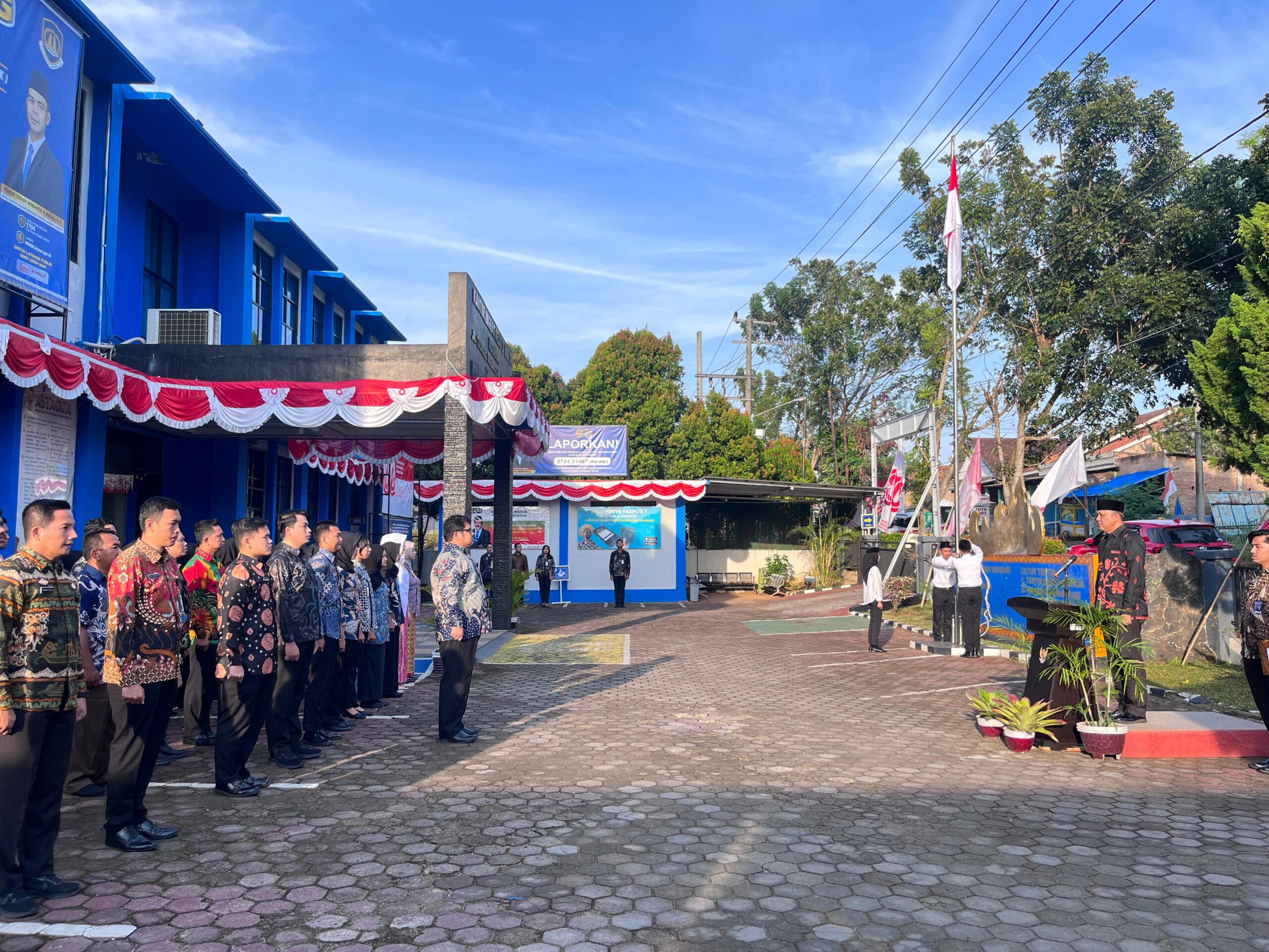 Peringatan HUT ke-80 RI: Imigrasi Kotabumi Gelar Upacara dengan Tema “Bersatu Berdaulat, Rakyat Sejahtera, Indonesia Maju”