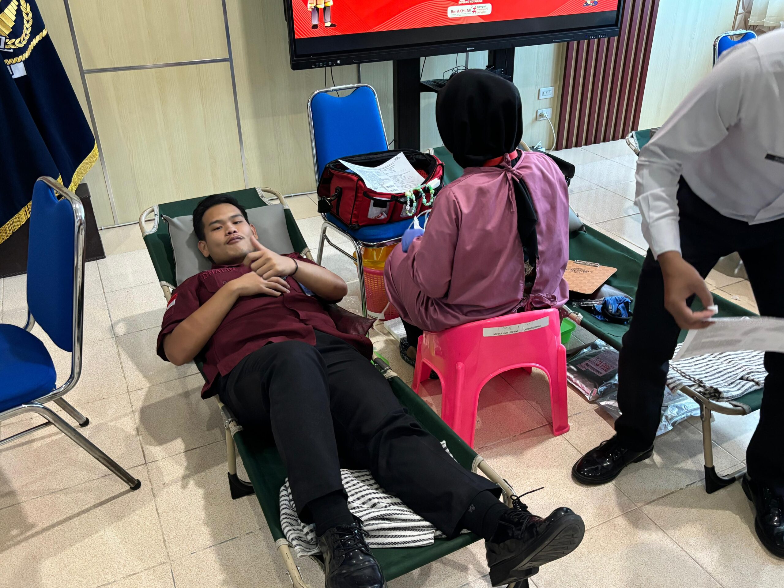 Semangat Kepedulian Sosial: Imigrasi Kotabumi Gelar Donor Darah dalam Rangka HUT ke-80 RI