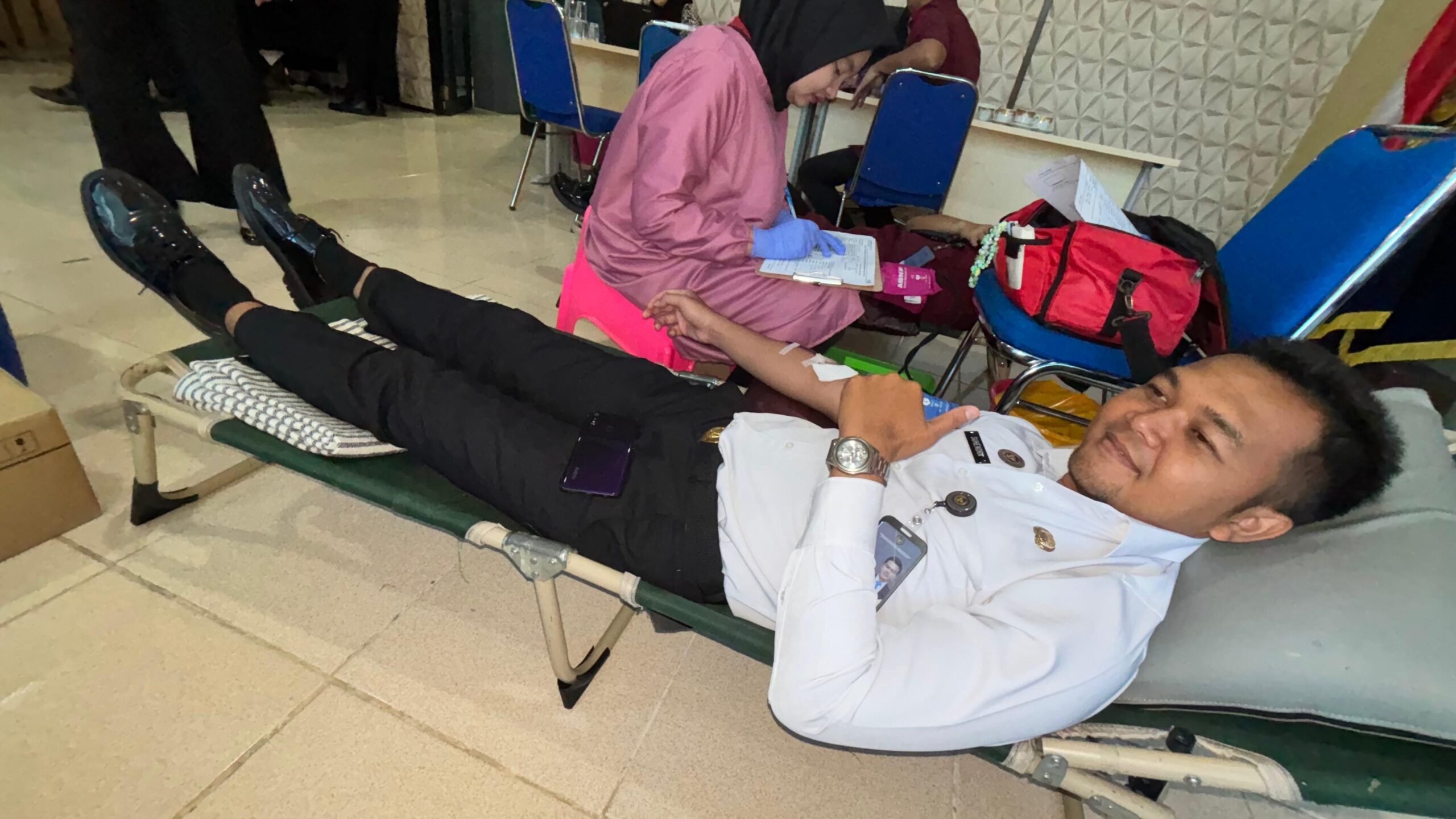 Semangat Kepedulian Sosial: Imigrasi Kotabumi Gelar Donor Darah dalam Rangka HUT ke-80 RI