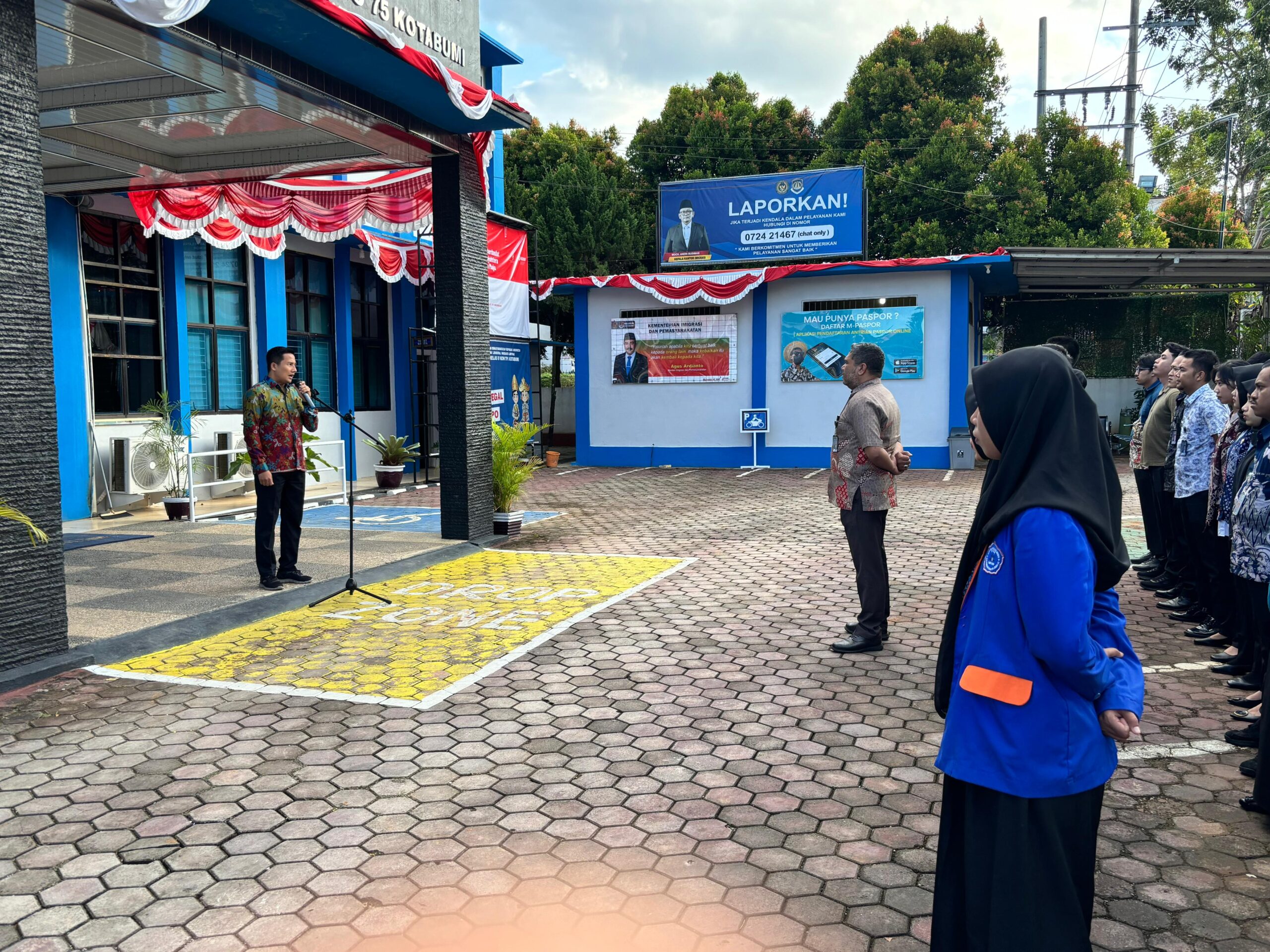 Apel Sore: Pembinaan Disiplin dan Persiapan WBK di Imigrasi Kotabumi