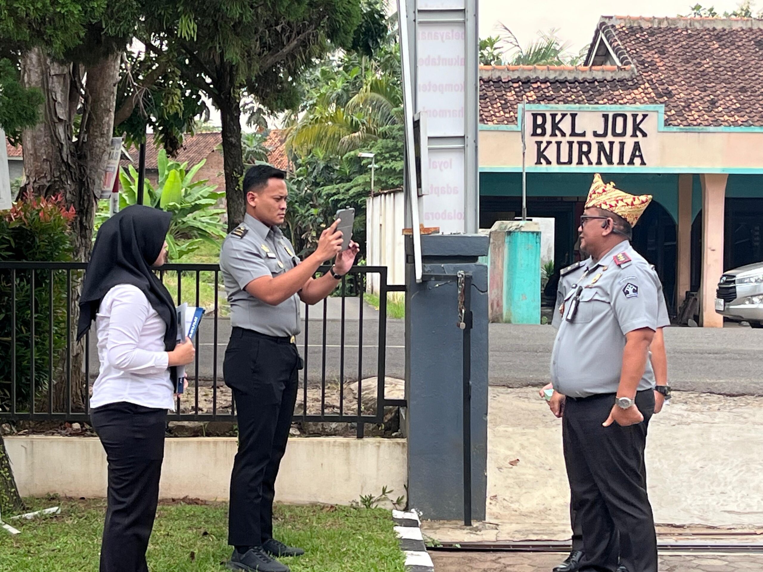 Imigrasi Kotabumi Menuju WBK Ikuti Verifikasi Lapangan Secara Virtual