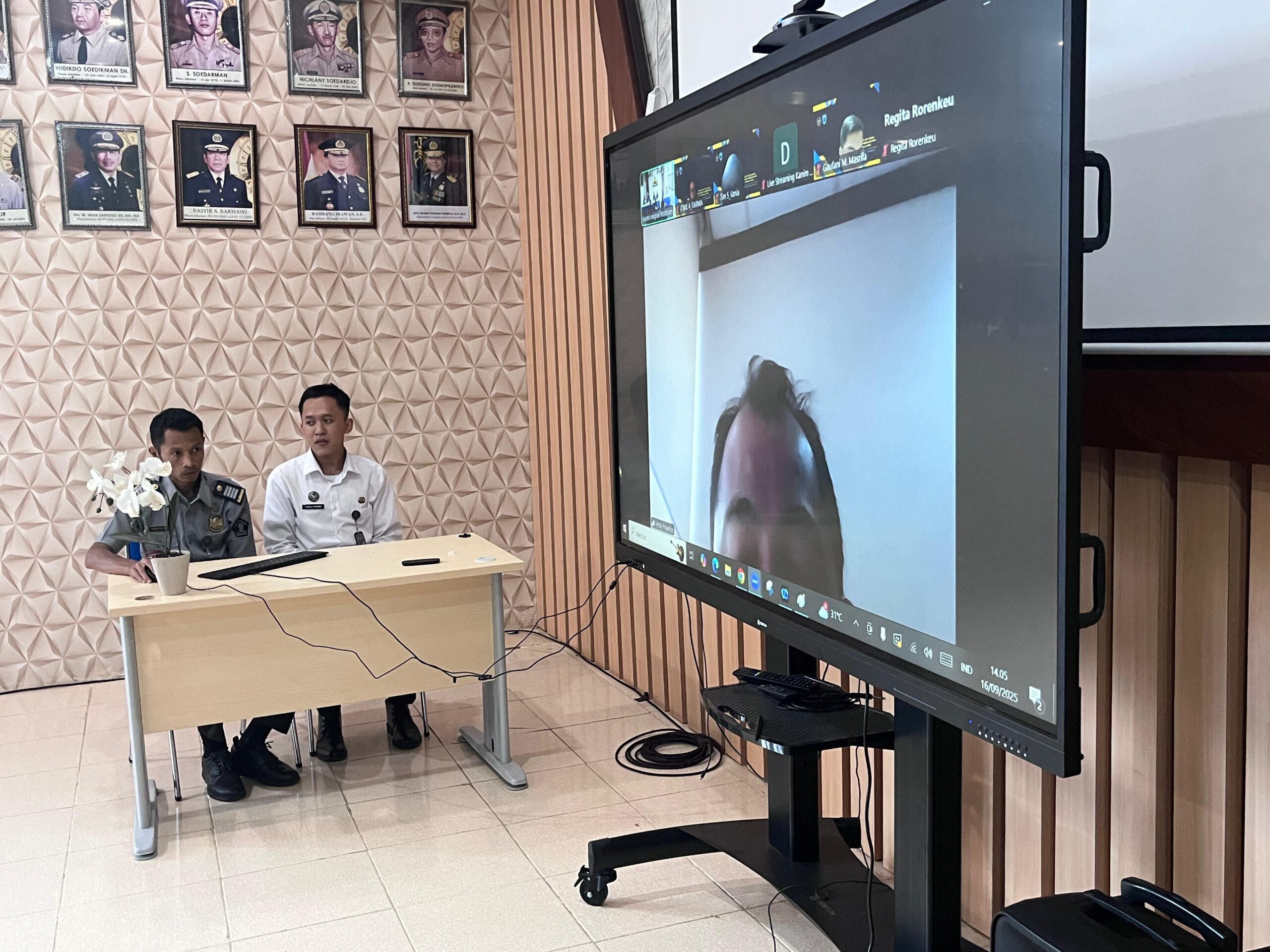 Imigrasi Kotabumi Menuju WBK Ikuti Verifikasi Lapangan Secara Virtual