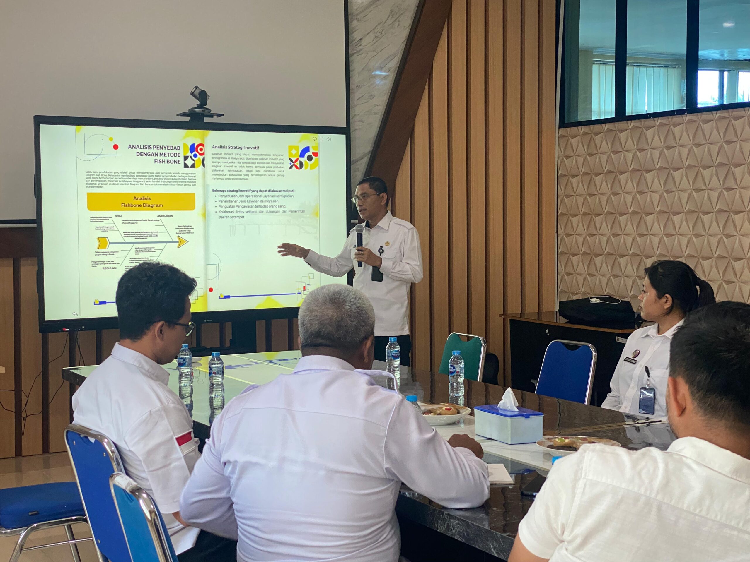 Koordinasi dan Identifikasi permasalahan terkait Proyek Perubahan Pembentukan Kantor Imigrasi Krui, Wujudkan pelayanan keimigrasian yang efektif di Kabupaten Pesisir Barat