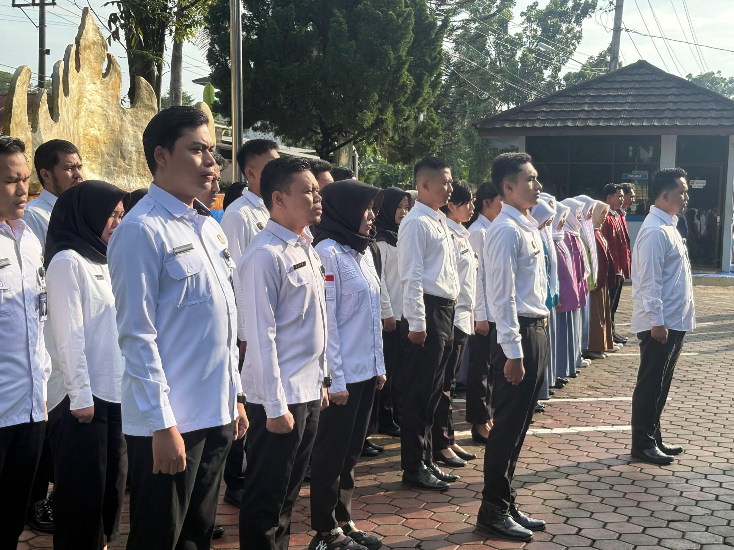 Kedisiplinan dan Kebersihan Jadi Pesan Utama Apel Pagi Kanim Kotabumi