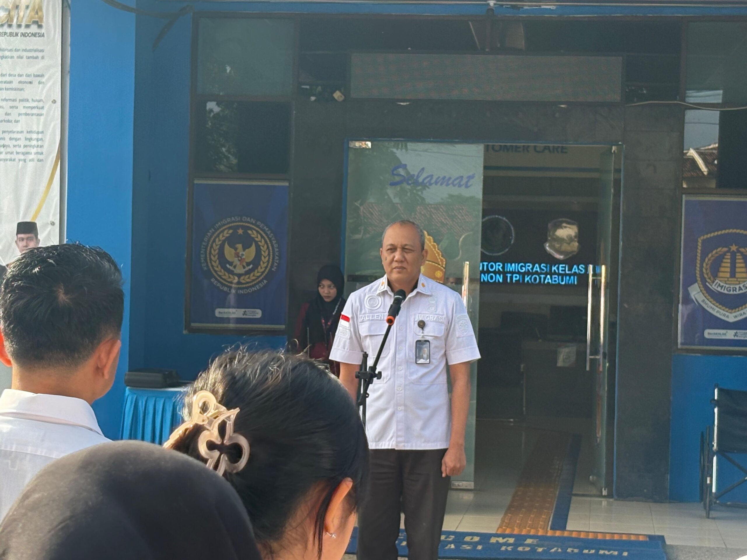 Kedisiplinan dan Kebersihan Jadi Pesan Utama Apel Pagi Kanim Kotabumi
