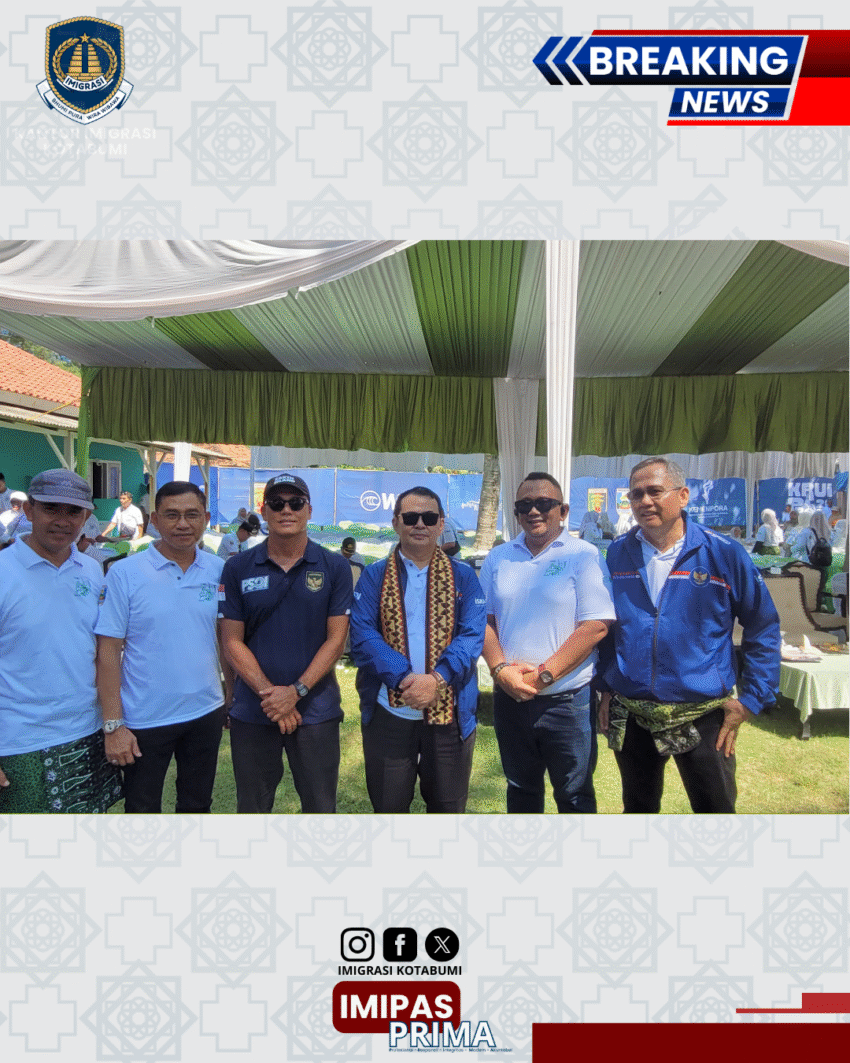 Kepala Kantor Imigrasi Kotabumi Hadiri Pembukaan WSL Krui Pro 2025 di Tanjung Setia