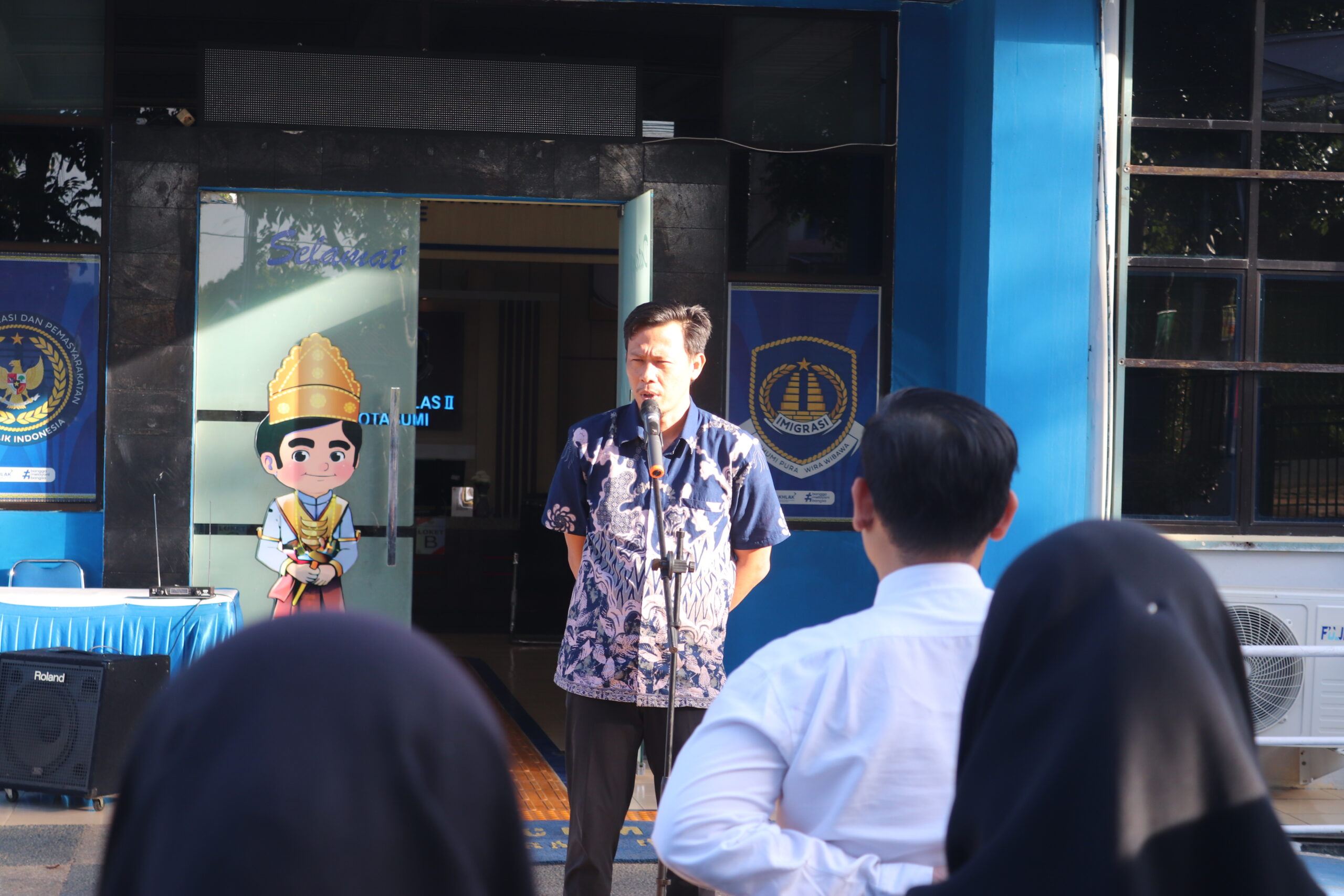 Apel Sore Imigrasi Kotabumi: Kasubsi Dokumen Perjalanan Ingatkan Jaga Kesehatan dan Keselamatan