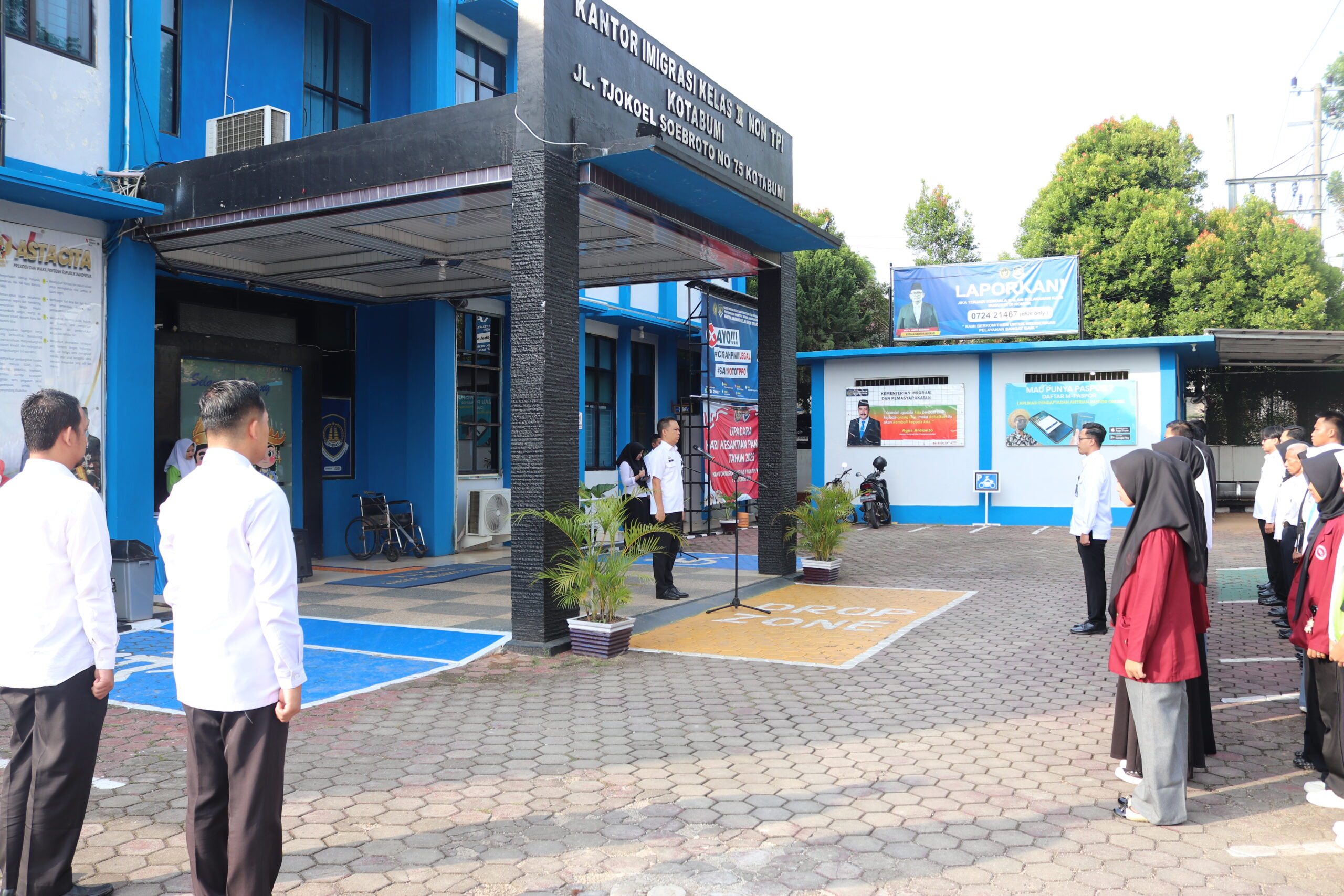 Teguhkan Komitmen Integritas, Kantor Imigrasi Kotabumi Gelar Apel Pagi