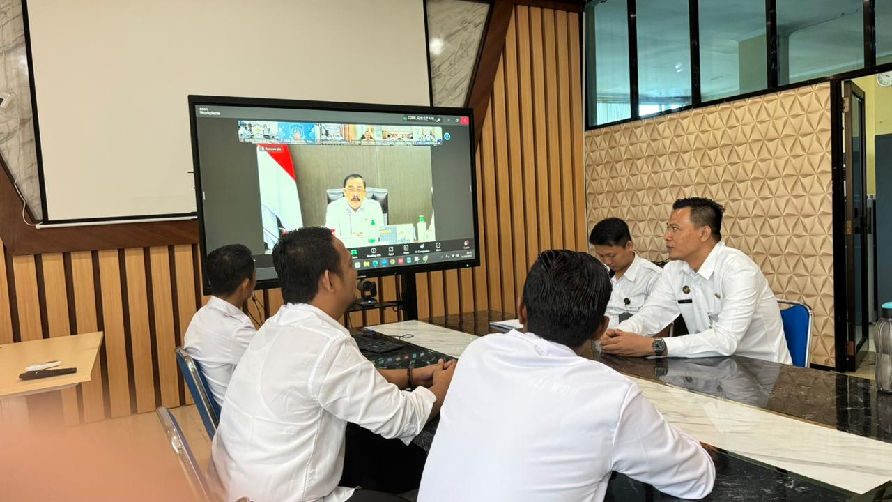 Evaluasi Capaian Kinerja Triwulan III, Imigrasi Kotabumi Ikut Serta Secara Virtual