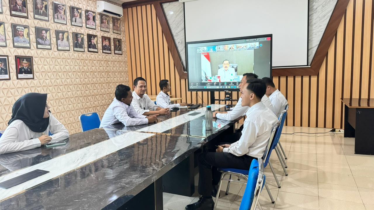 Evaluasi Capaian Kinerja Triwulan III, Imigrasi Kotabumi Ikut Serta Secara Virtual