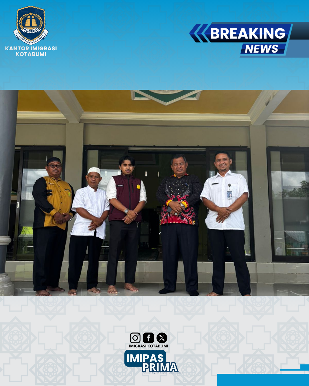 45 Calon Jamaah Haji di Lampung Barat Dilayani Oleh Kanim Kotabumi Lewat Eazy Paspor