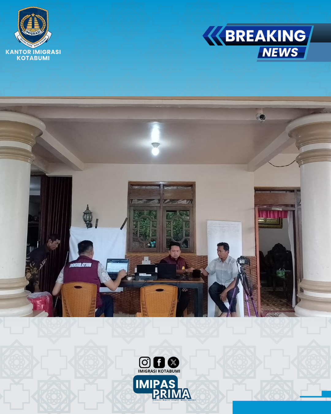 Kantor Imigrasi Kotabumi Laksanakan Kegiatan Eazy Paspor di PT Muriz Way Tuba