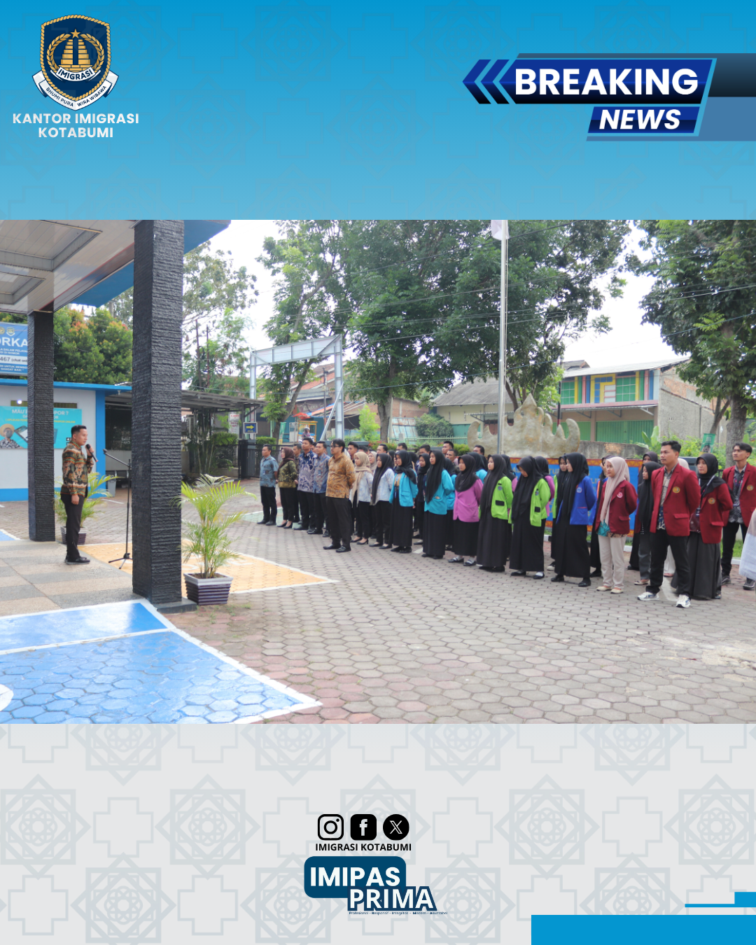 Apel Sore: Wujud Apresiasi dan Pesan Kehati-hatian dari Kasubsi Intelijen Keimigrasian