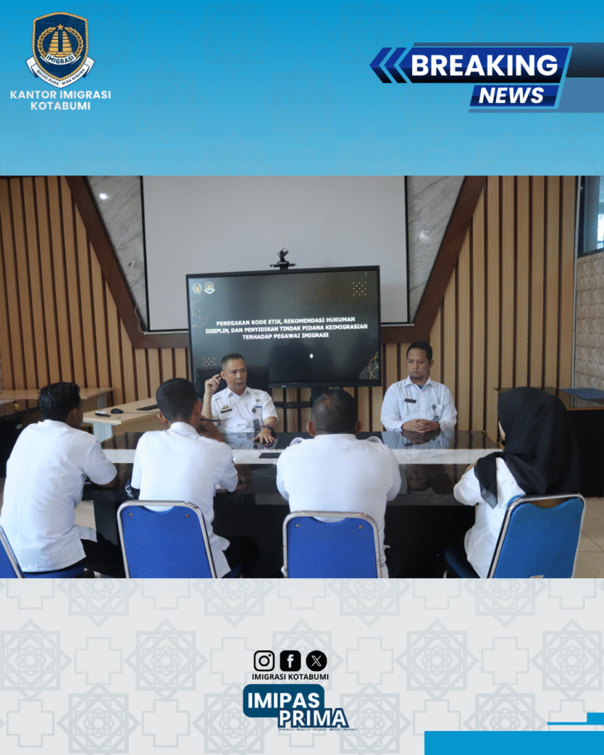 PPPK Imigrasi Kotabumi Ikuti Pembekalan Orientasi dan Penguatan Tugas serta Etika ASN