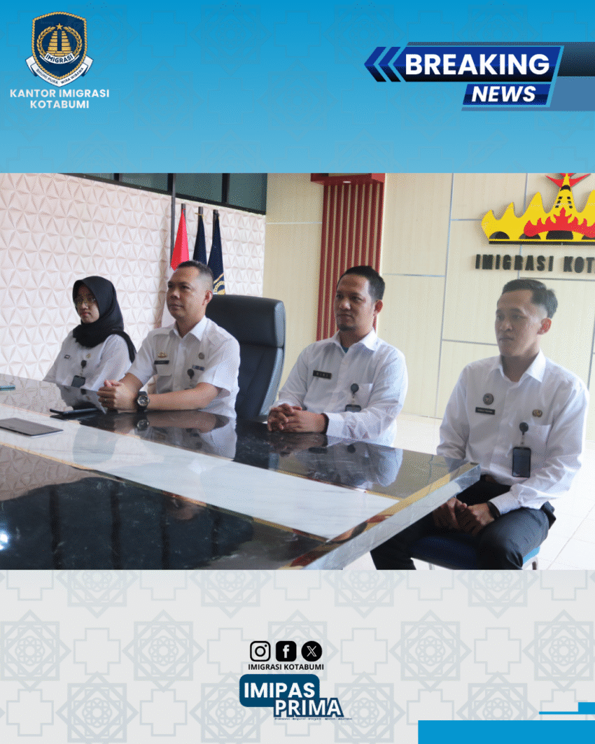 Imigrasi Kotabumi Ikuti Rapat Pembahasan Awal Penataan Wilayah Kerja di Lingkungan Ditjen Imigrasi