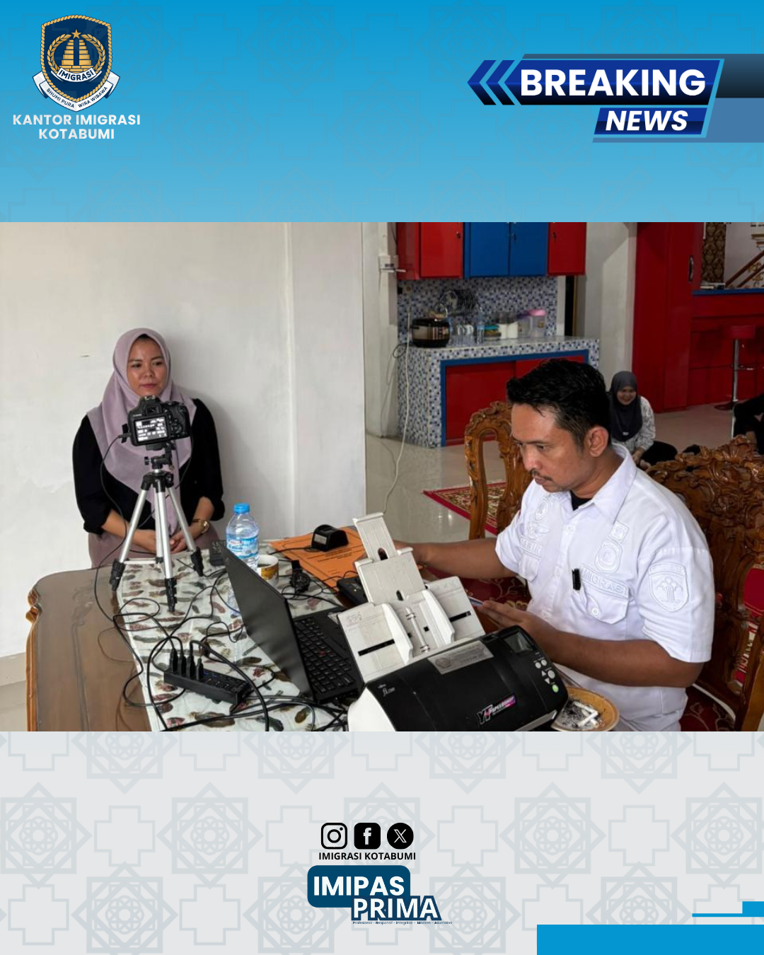29 Calon Jemaah Umrah Asal Lampung Barat Terbantu Eazy Paspor Imigrasi Kotabumi