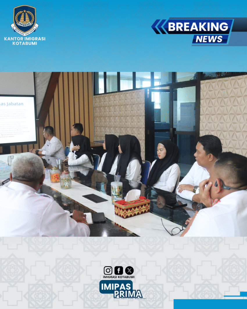 Membangun Budaya Kerja Berintegritas, Imigrasi Kotabumi Kumpulkan PPPK dan PPNPN Baru