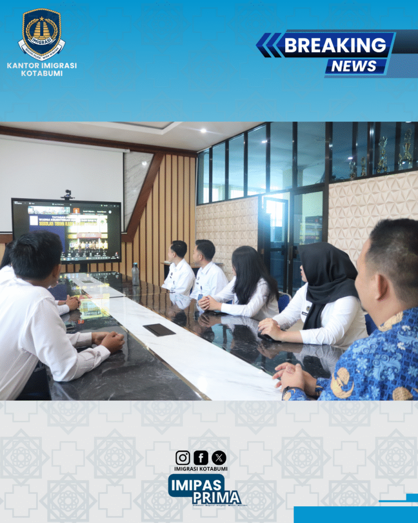 Imigrasi Kotabumi Ikuti Sosialisasi Program Kerja Sama Kelas Hukum Bersama STIH Litigasi