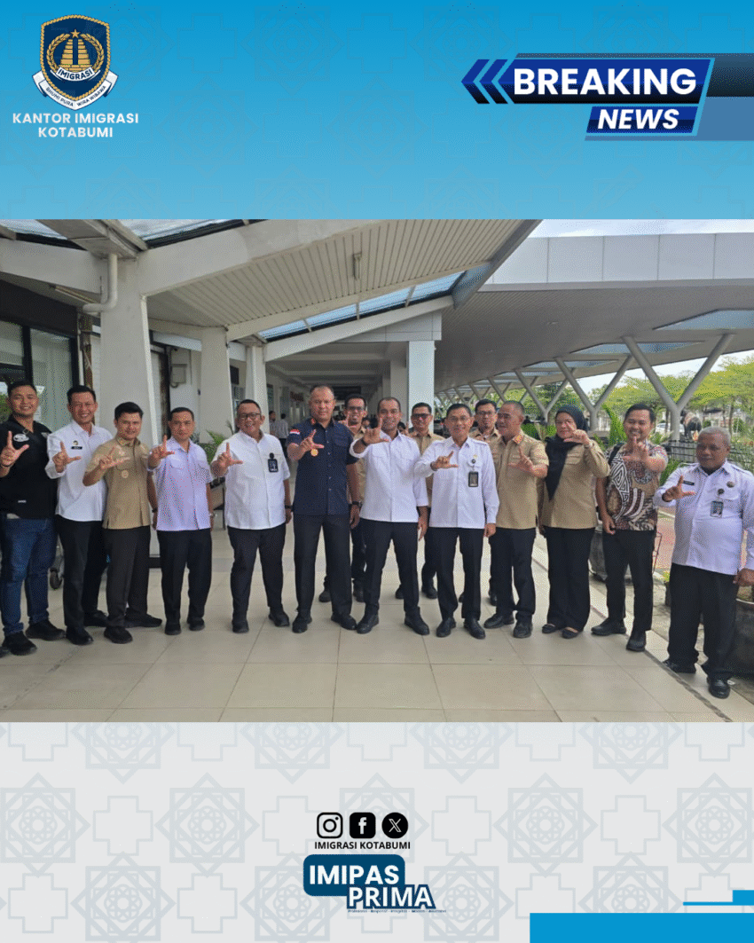 Kantor Imigrasi Kotabumi Lepas Keberangkatan Kakanwil Ditjenim Jambi di Bandara Raden Inten