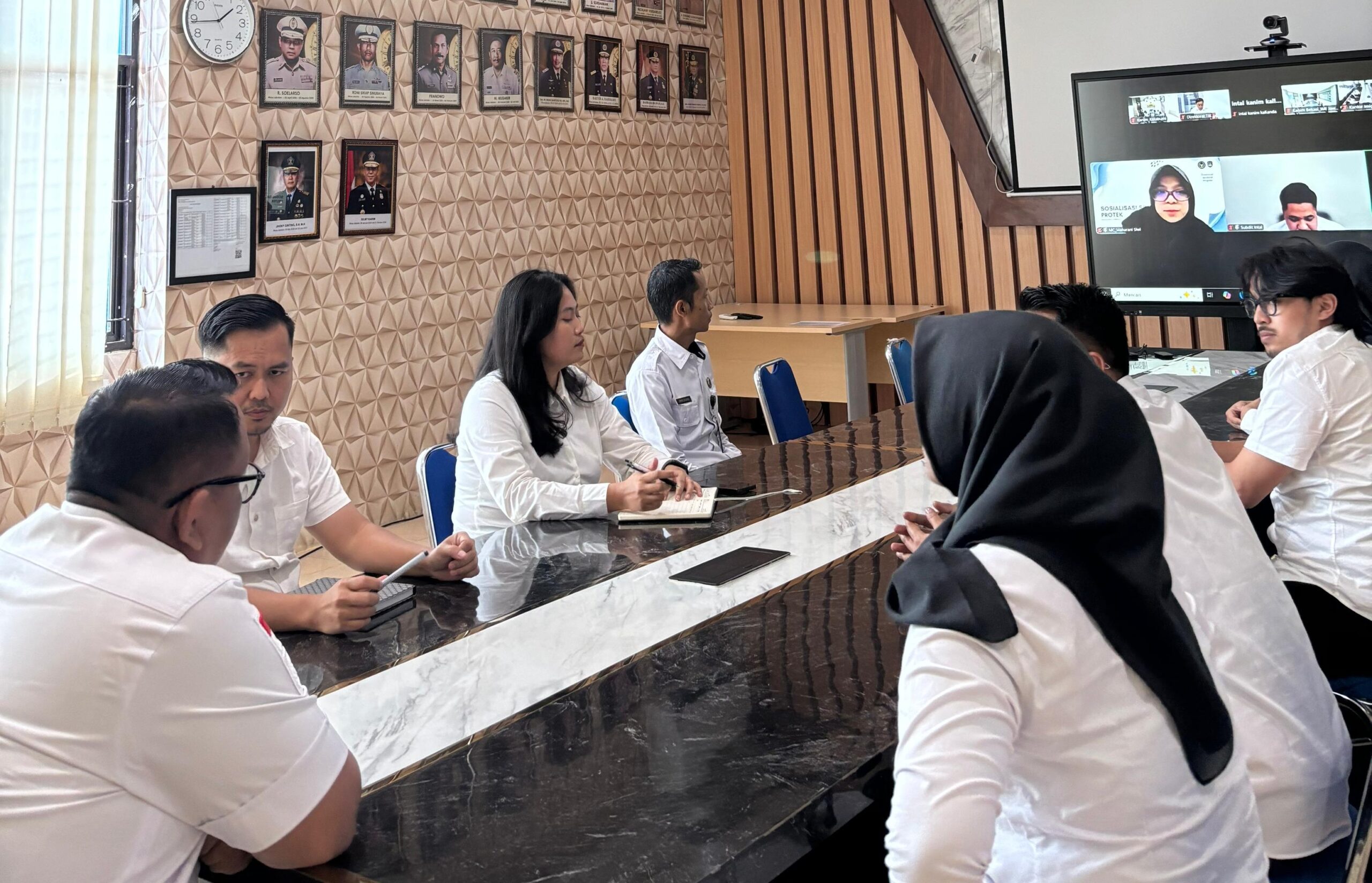 Imigrasi Kotabumi Ikuti Sosialisasi Penerapan Single Sign-On (SSO) pada Aplikasi Molina Izin Tinggal