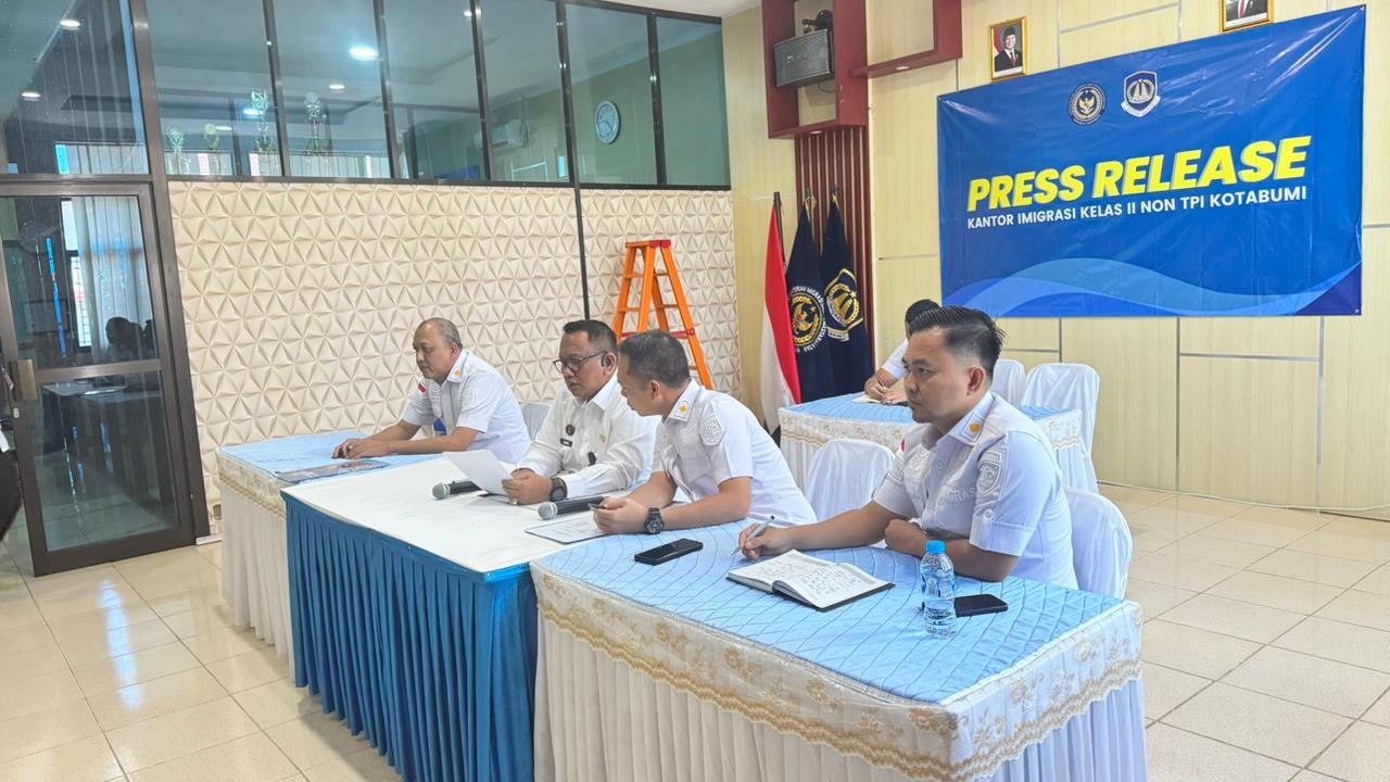 Imigrasi Kotabumi Ikuti Rapat Mingguan Kepala UPT Bersama Kakanwil Kemenkumham Lampung
