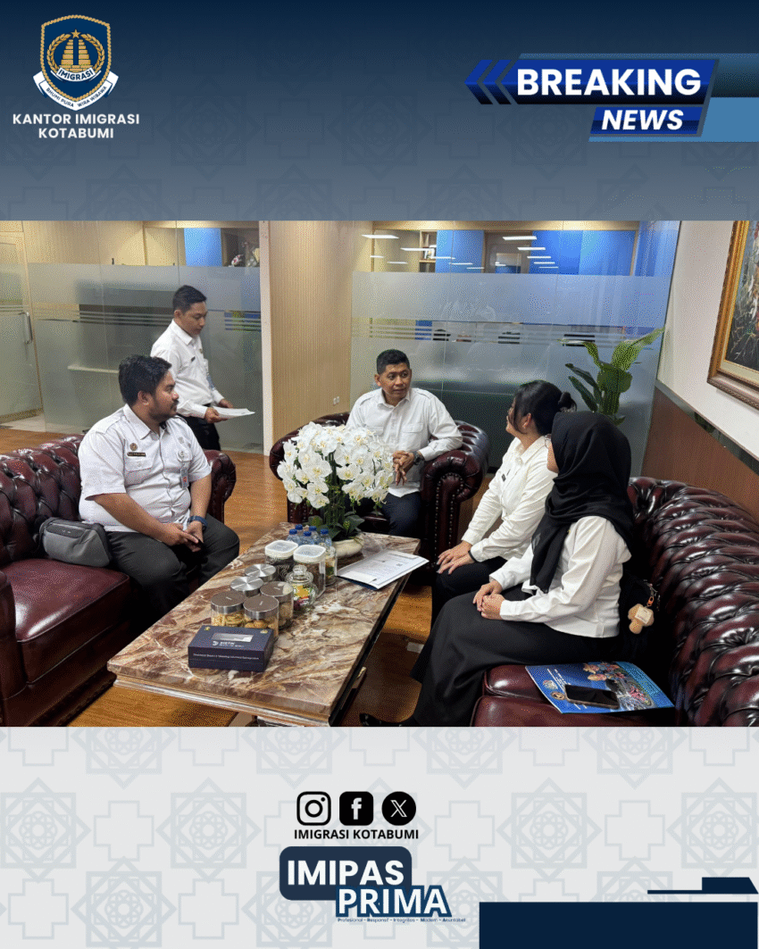 Koordinasi Penguatan Layanan: Imigrasi Kotabumi Ajukan Tinta Paspor dan Printer Affidavit