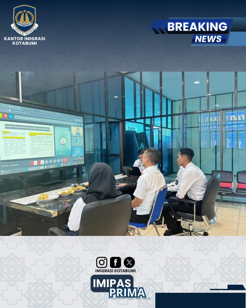 Kanim Kotabumi Perkuat Keamanan Siber melalui Seminar Security Awareness