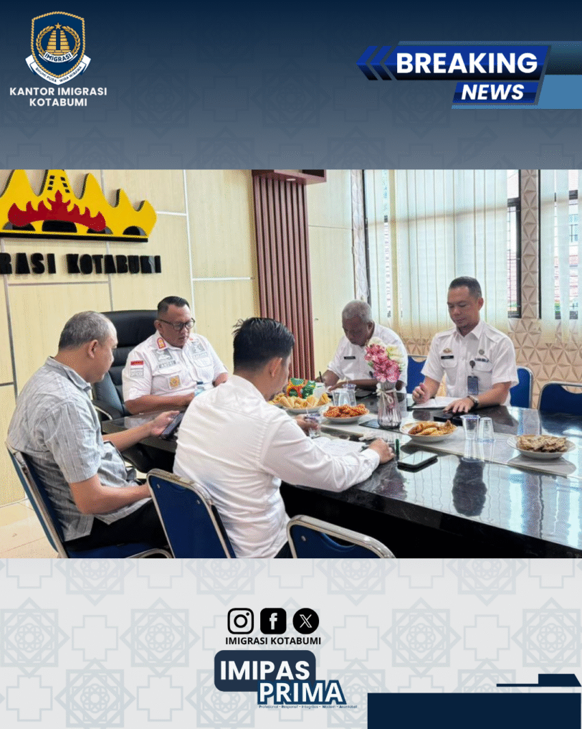 Koordinasi dan Persiapan Hari Bhakti Kemenimipas di Imigrasi Kotabumi