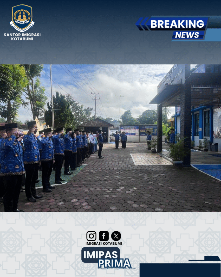 Apel Pagi Imigrasi Kotabumi: Penegasan Disiplin dan Persiapan Menjelang Kedatangan Ombudsman