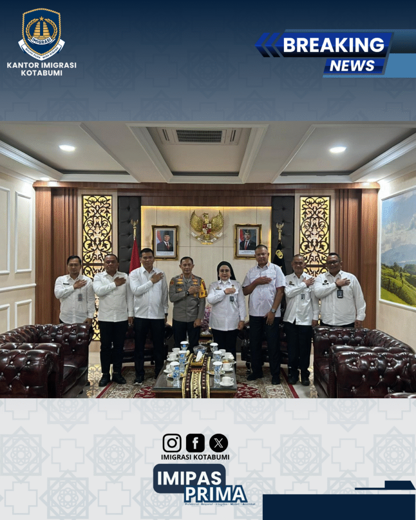 🤝 Perkuat Sinergi, Imigrasi Lampung dan Polda Lampung Gelar Audiensi untuk Pengawasan Orang Asing dan Penegakan Hukum