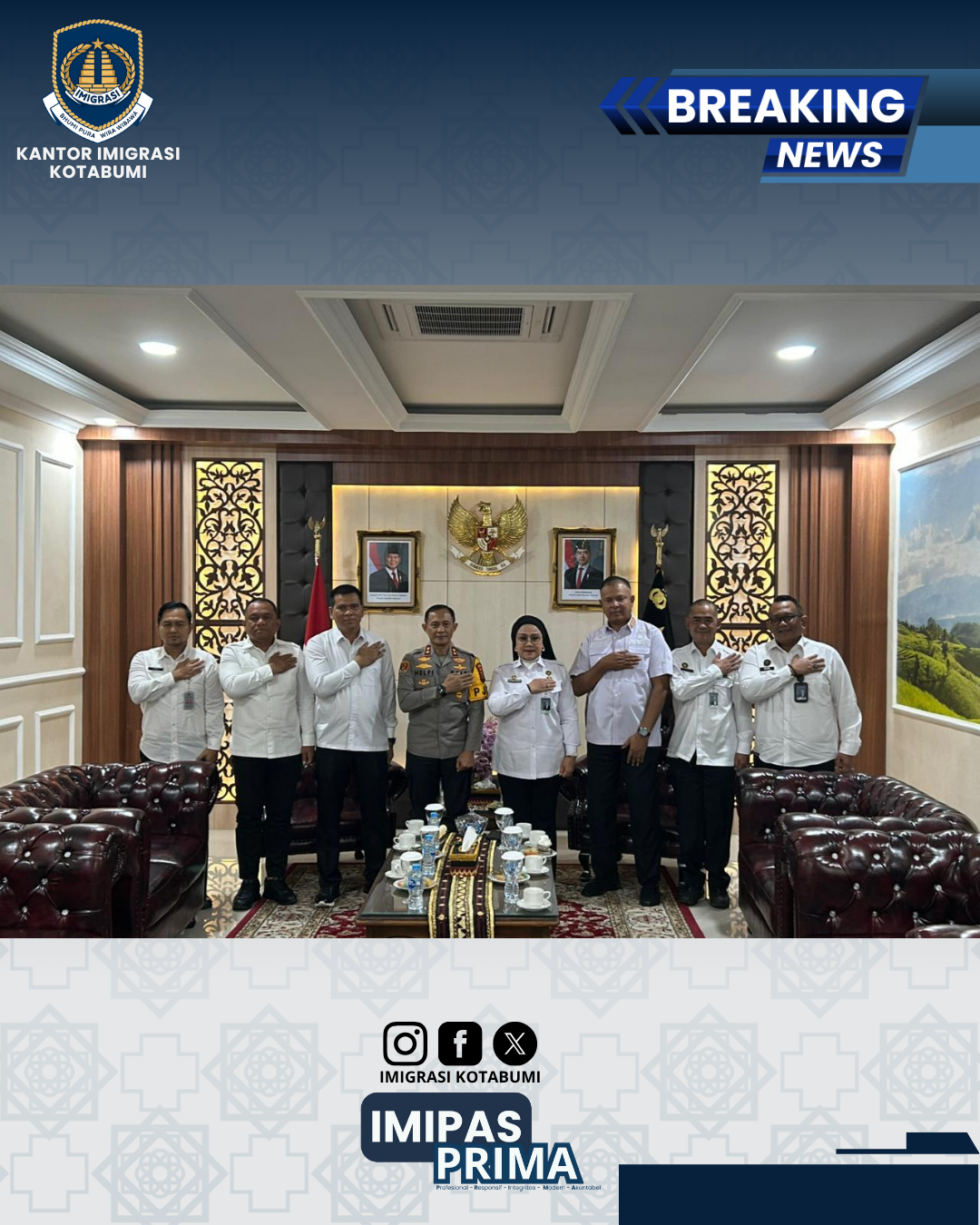 🤝 Perkuat Sinergi, Imigrasi Lampung dan Polda Lampung Gelar Audiensi untuk Pengawasan Orang Asing dan Penegakan Hukum