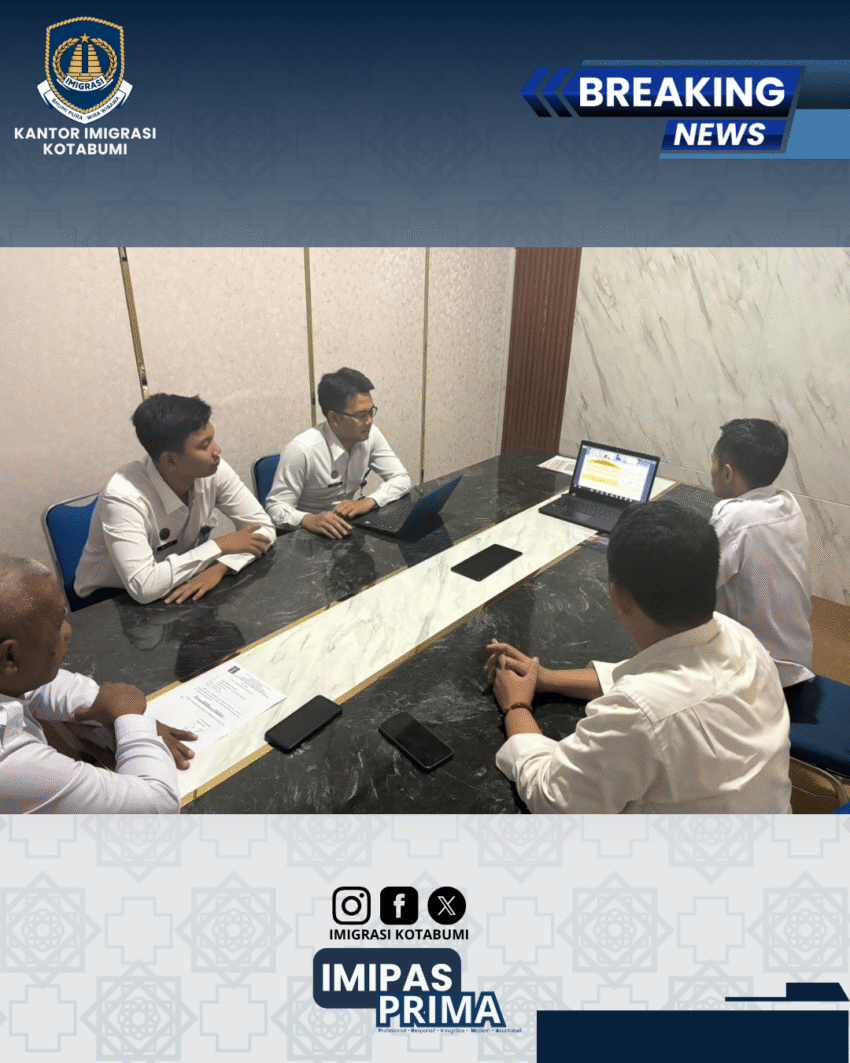 Imigrasi Kotabumi Ikuti Sosialisasi Penyusunan Renstra 2025–2029 Kanwil Imigrasi Lampung