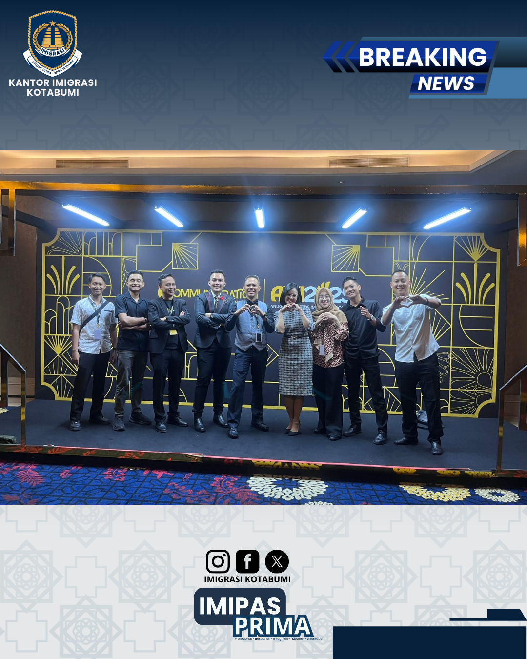 Penguatan Humas Imigrasi: Kanim Kotabumi Ikuti Kopdar Humas 2025