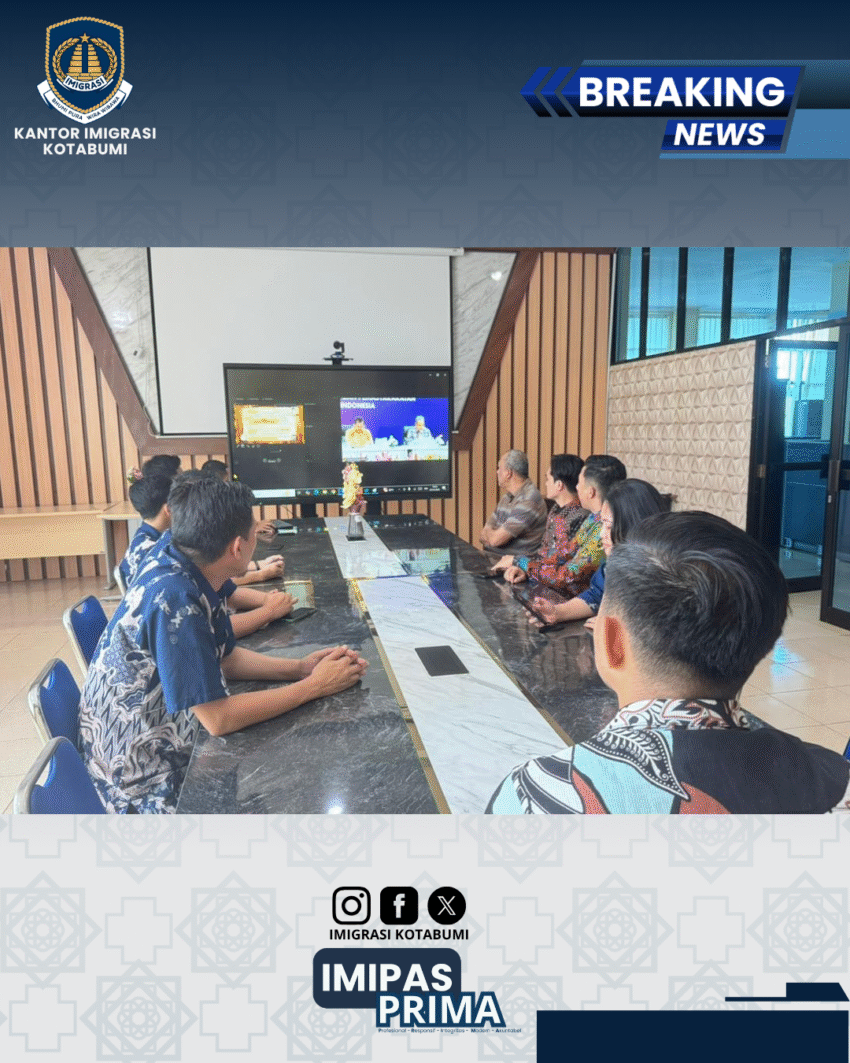 Imigrasi Kotabumi Gelar Kick Off Peringatan Hari Bakti Kemenimipas Ke-1 di Aula Kantor