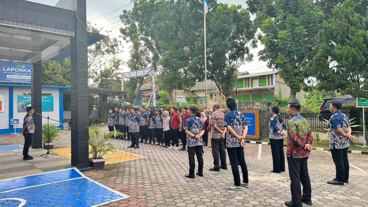 Apel Sore Imigrasi Kotabumi: Pesan Kekompakan dan Persiapan Hari Kemenimipas