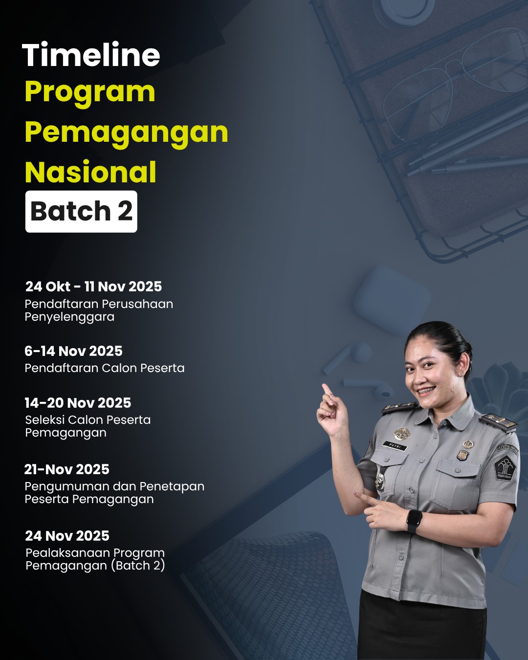 📢 Kesempatan Emas! Program Magang Nasional Batch 2 di Kantor Imigrasi Kelas II Non TPI Kotabumi