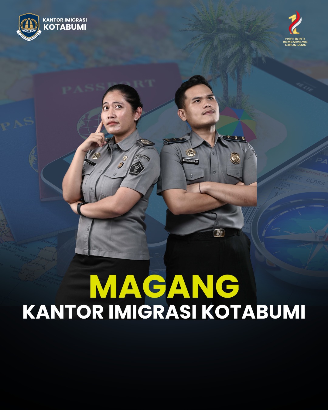 📢 Kesempatan Emas! Program Magang Nasional Batch 2 di Kantor Imigrasi Kelas II Non TPI Kotabumi