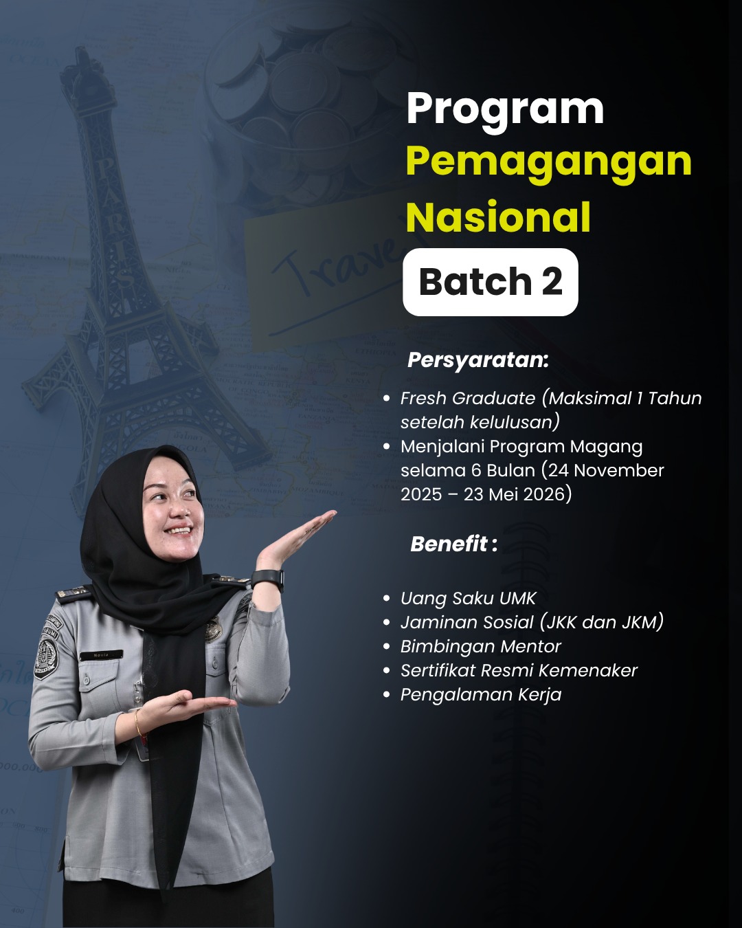 📢 Kesempatan Emas! Program Magang Nasional Batch 2 di Kantor Imigrasi Kelas II Non TPI Kotabumi