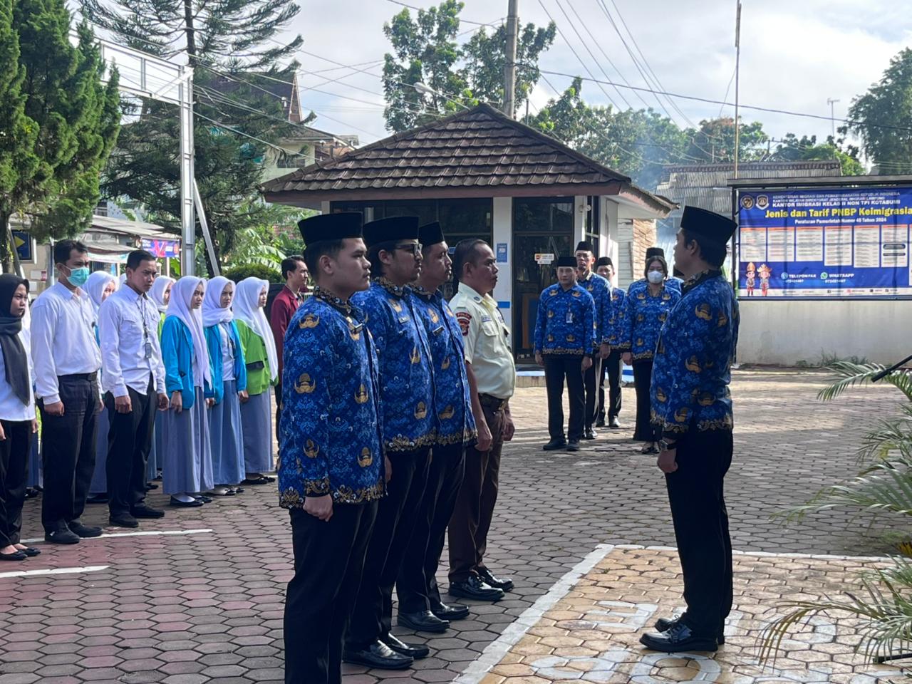 Apel Pagi Imigrasi Kotabumi: Penegasan Disiplin dan Persiapan Menjelang Kedatangan Ombudsman