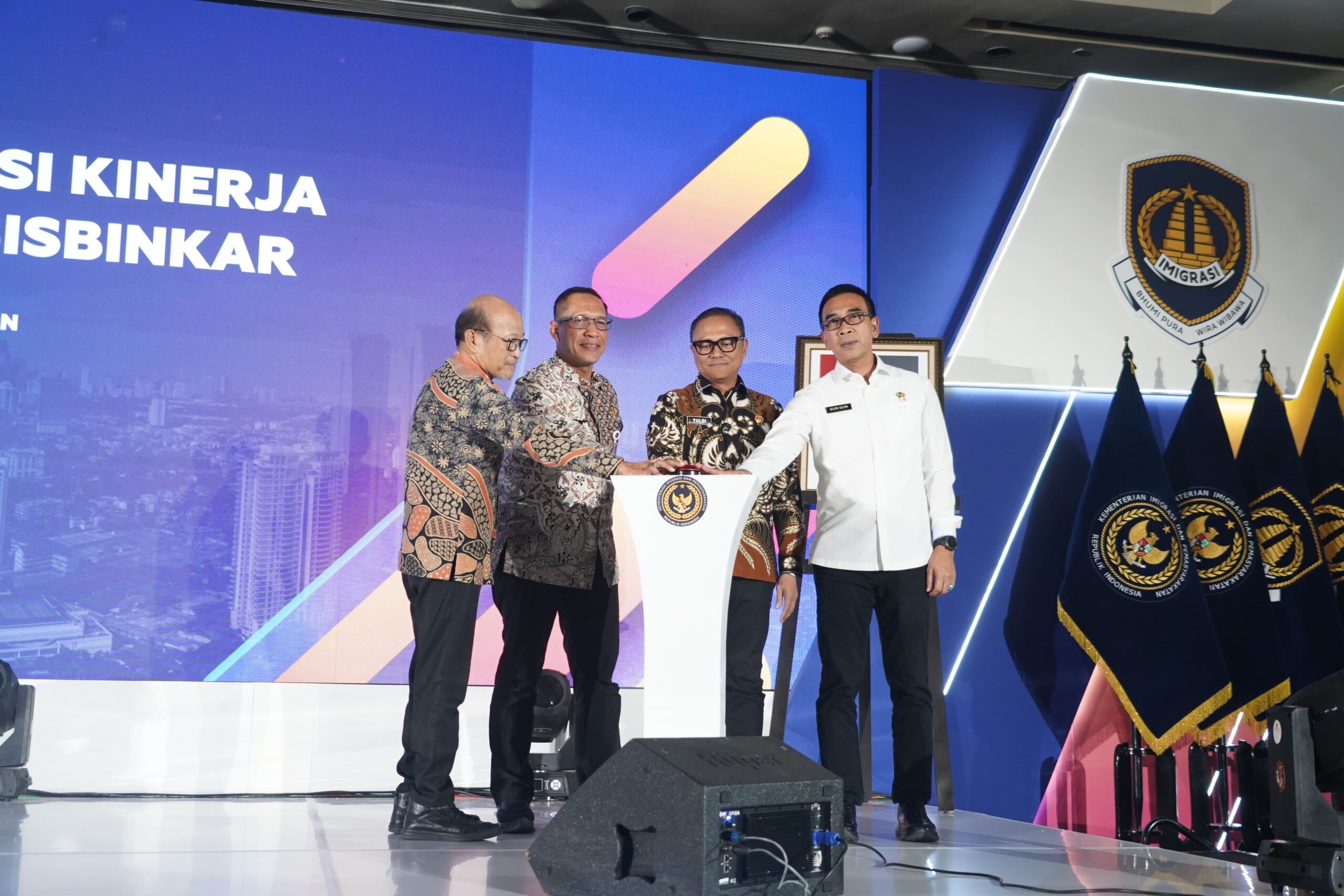 Imigrasi Kotabumi Ikuti Rakor Evaluasi Kinerja dan SISBINKAR
