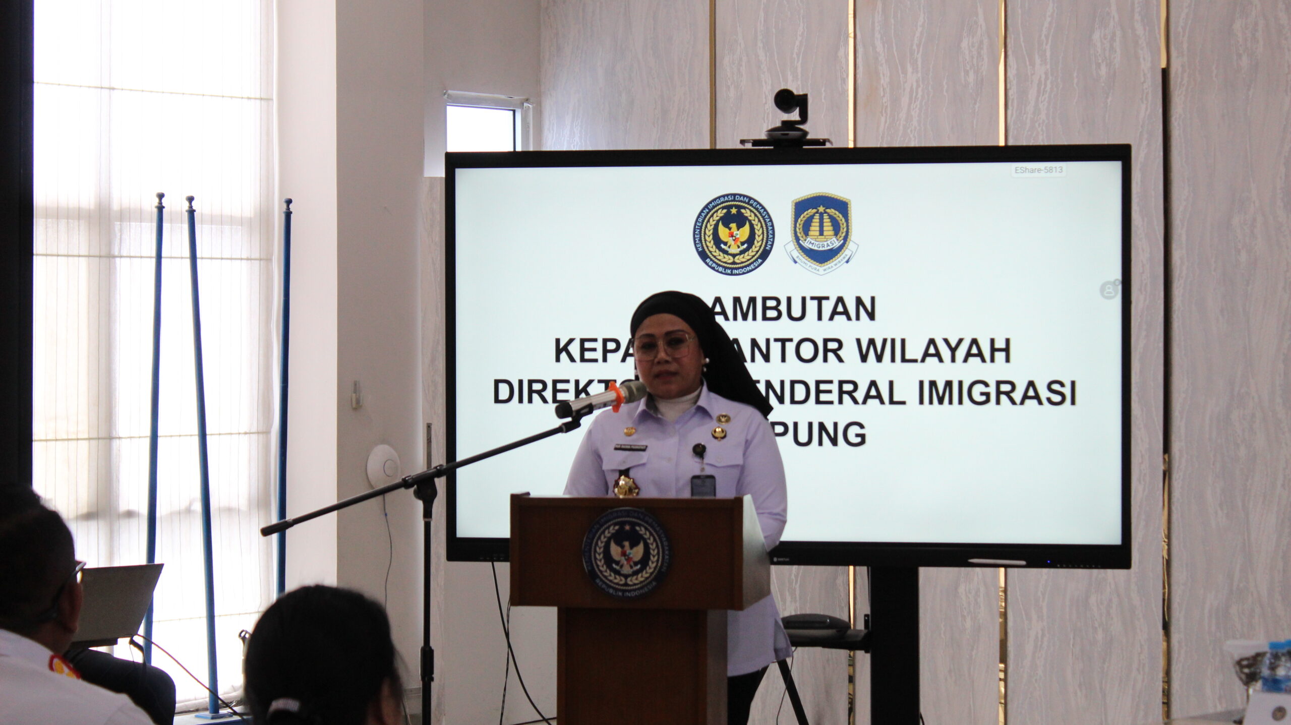 Imigrasi Kotabumi Ikuti Forum Komunikasi Penanganan Deteni dan Pengungsi (FORKOPDENSI)