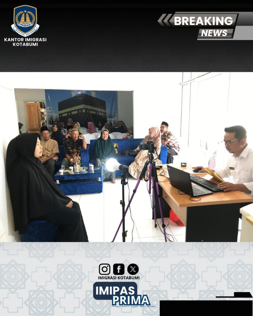 Efisien dan Dekat Masyarakat, Imigrasi Kotabumi Layani 37 Pemohon Eazy Paspor