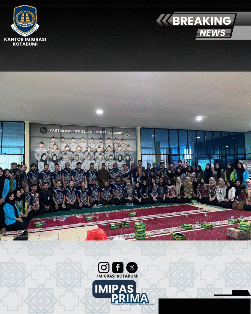 Imigrasi Kotabumi Gelar Doa Bersama dan Syukuran Pegawai sebagai Wujud Kepedulian dan Rasa Syukur