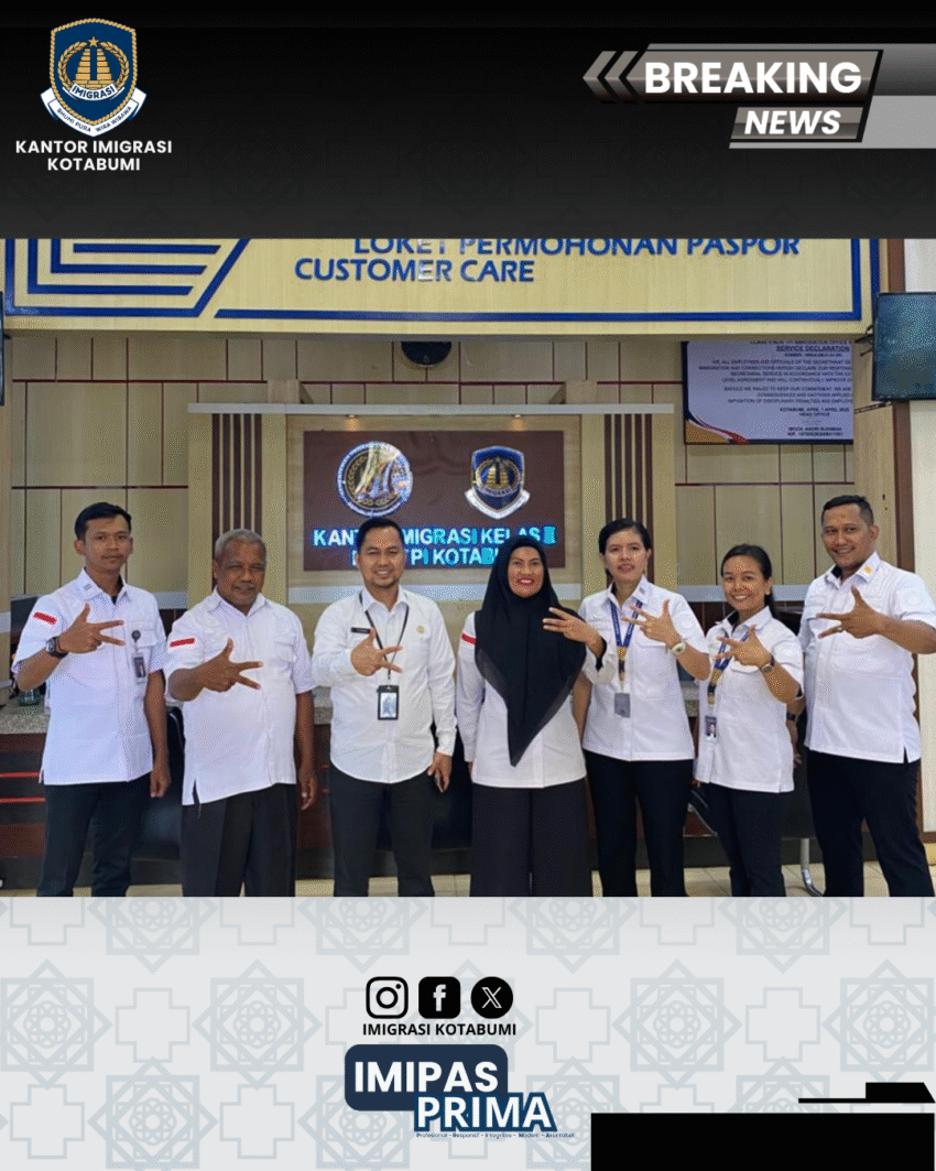 Imigrasi Kotabumi Terima Kunjungan Studi Tiru dari Rudenim Jakarta