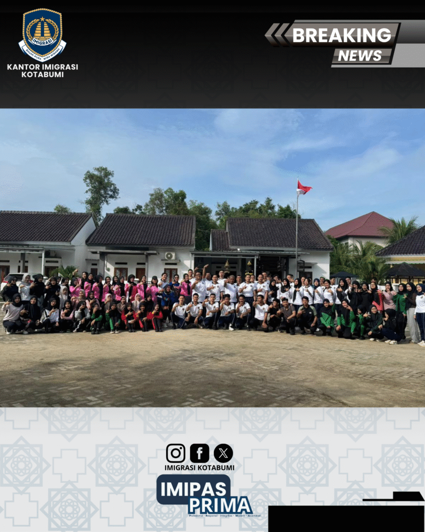 Senam Pagi Imigrasi Kotabumi Bersama Ibu-Ibu DWP, Pegawai Semakin Semangat dan Kompak