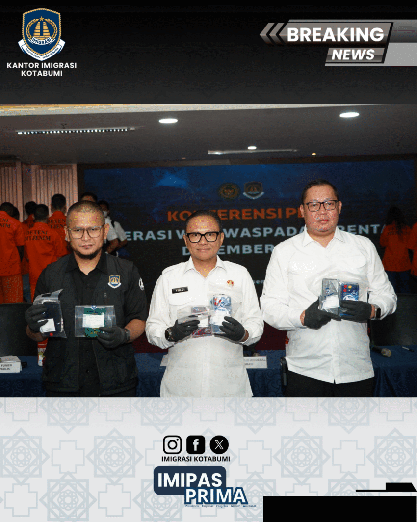 Operasi Wirawaspada dan Pertambangan, Imigrasi Amankan 220 WNA Diduga Melanggar Izin Tinggal