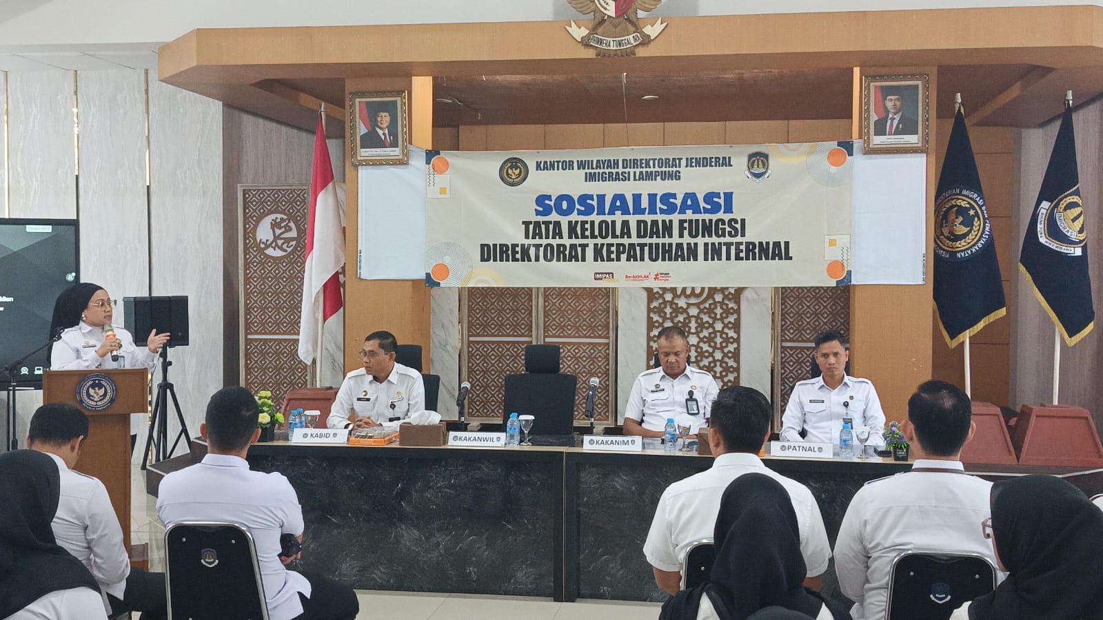 Sosialisasi Tata Kelola dan Fungsi Direktorat Kepatuhan Internal di Wilayah Ditjen Imigrasi Lampung