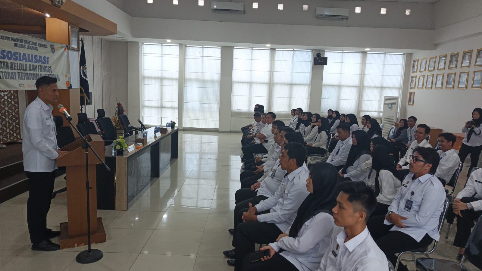 Sosialisasi Tata Kelola dan Fungsi Direktorat Kepatuhan Internal di Wilayah Ditjen Imigrasi Lampung