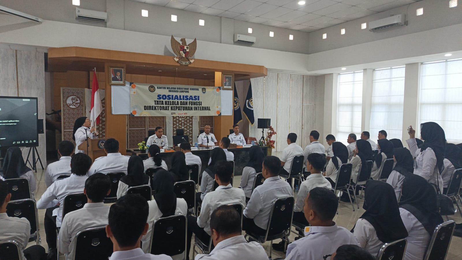 Sosialisasi Tata Kelola dan Fungsi Direktorat Kepatuhan Internal di Wilayah Ditjen Imigrasi Lampung